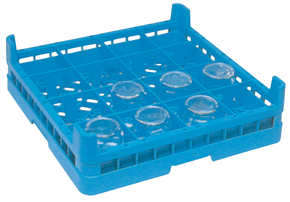 Cesta para 16 vasos o copas 500x500 altura 100 mm