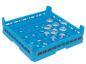 Cesta para 36 vasos o copas 500x500 altura 100 mm