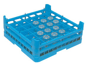 Cesta para 36 vasos o copas 500x500 altura 150 mm