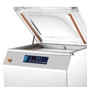 Envasadora al vacío profesional de pie por sensor Busch doble barra 656 mm