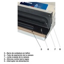 Envasadora al vacío de aspiración externa profesional para bolsas gofradas 350 mm