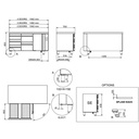Mesa preinstalada gastronorm MNG-102-GN-R HC