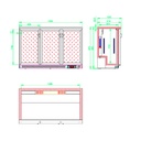 Expositor refrigerado mural profesional ETB-135 S1