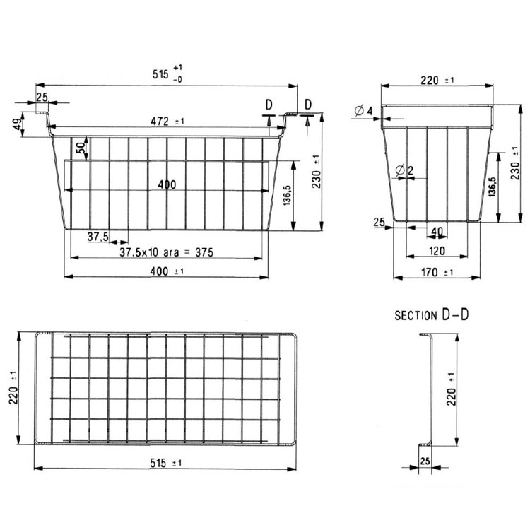 Cesta para arcón NLF-675