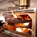 Horno de brasas profesional GN 2/1 80 comensales