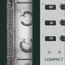 Horno combinado compacto profesional 10 GN 1/1 control digital