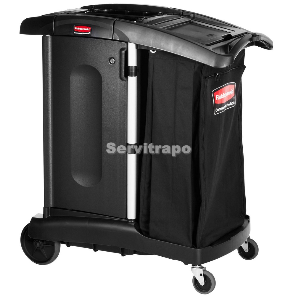 Carro de camarera compacto con 1 asa