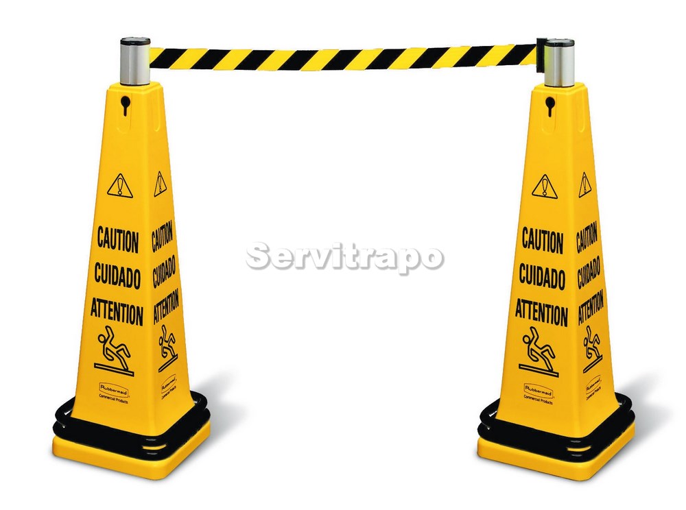 Sistema de barricada “Atención” móvil