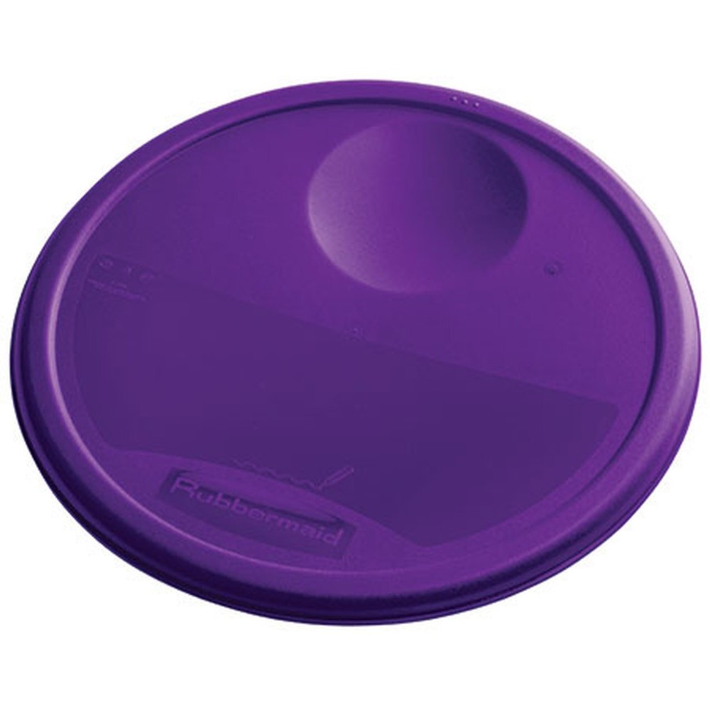 Tapa de contenedor redonda Rubbermaid - Pequeña púrpura