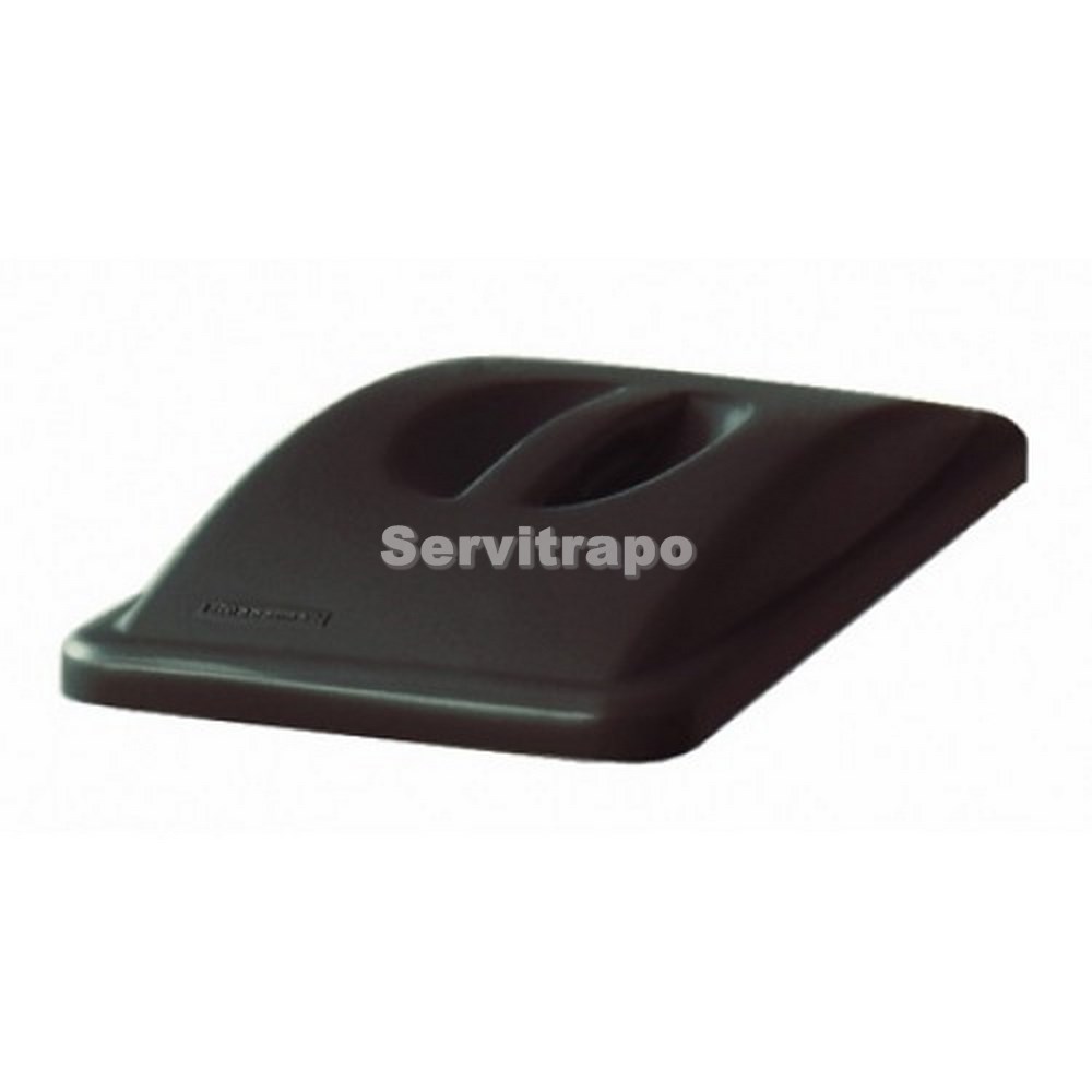 Tapa con asa para contenedor slim jim MARRON