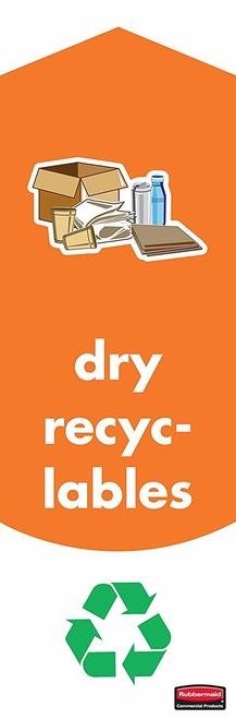 Set 4 uds pegatinas Slim Jim DRY RECYCL (Texto en Inglés)