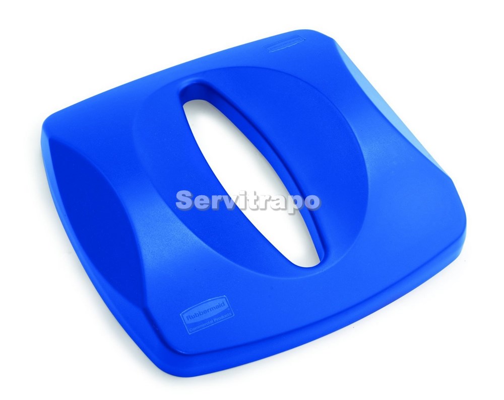 Tapa cuadrada Untouchable para papel AZUL