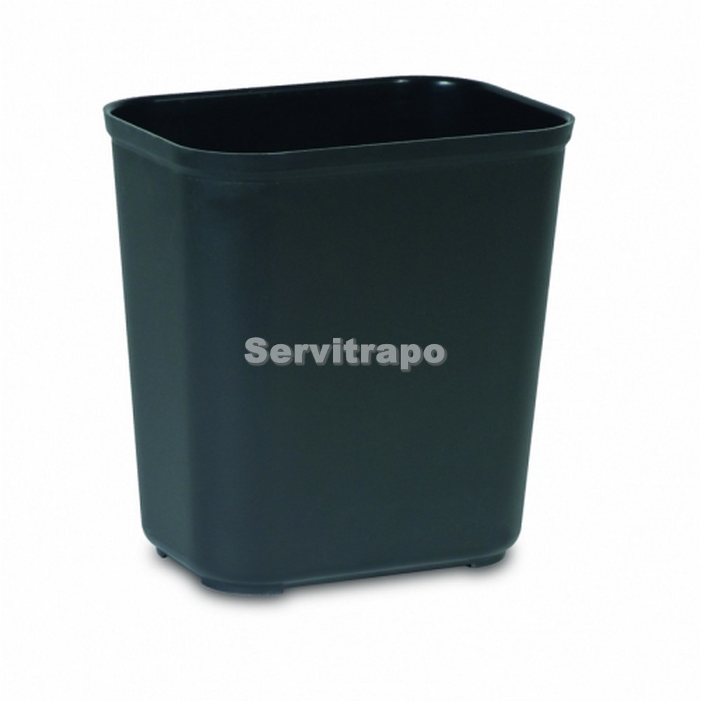 Papelera Ignífuga 26L, negra