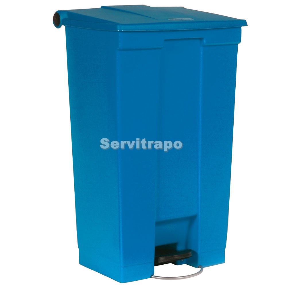 Contenedor con pedal 87l AZUL OSCURO