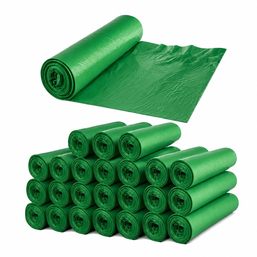 Bolsas y sacos GII 54x60 capacidad 30L galga 220 verde
