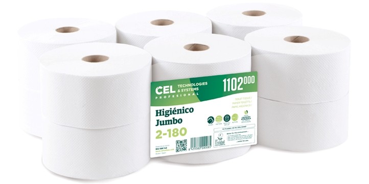 Higiénico Industrial Cel Ecolabel 180/474 Mandril 45