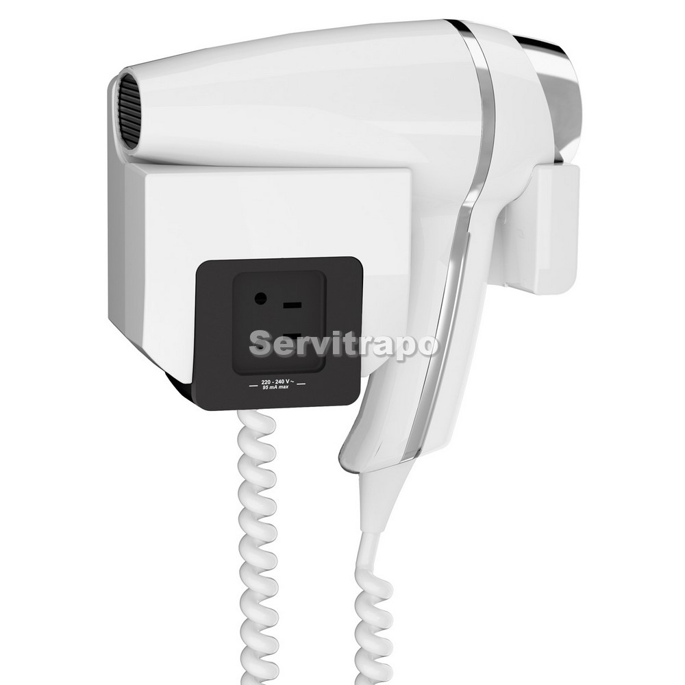 Clipper Ii Blanco 1400w Con Soporte Frontal + Toma De Afeitar