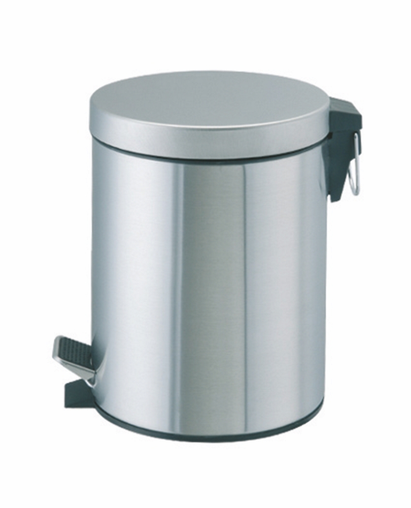 Papelera Inox Con Pedal 5l