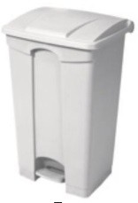 Papelera Con Pedal 87l Sin Tapa