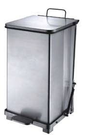Papelera Con Pedal Con Ruedas90l