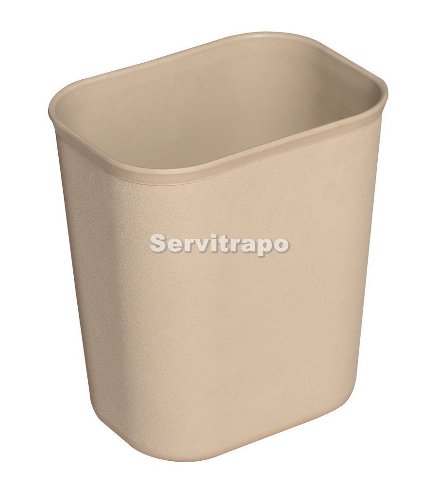 Papelera Rectangular Ignífuga 14l