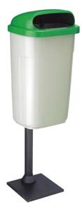 Poste Con Plataforma Para Papeleras 205001, 205002 Y 205003