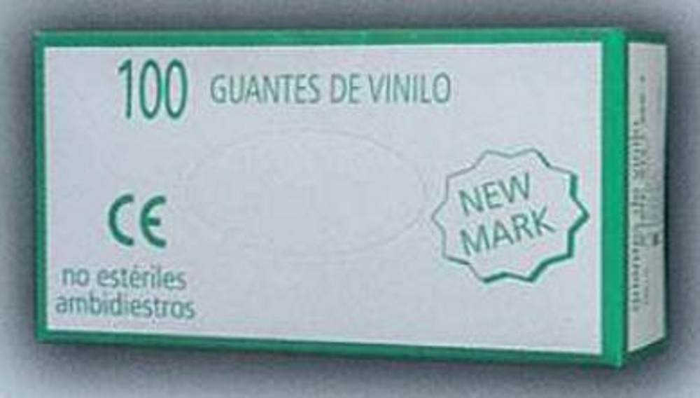 Guantes De Vinilo Con Polvo