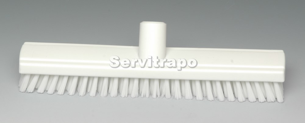 Cepillo Buque Fibra Corta Dura 370x60 Color Blanco I.A.