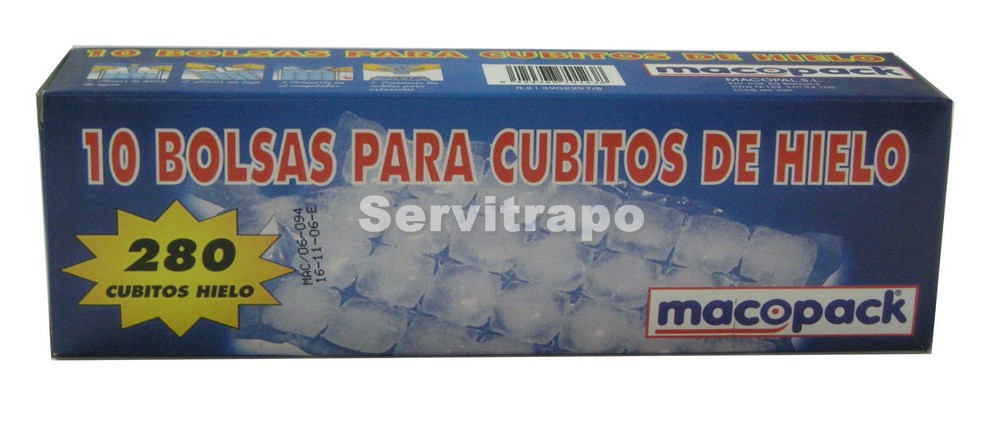 Bolsas Para Cubitos De 28 Unidades