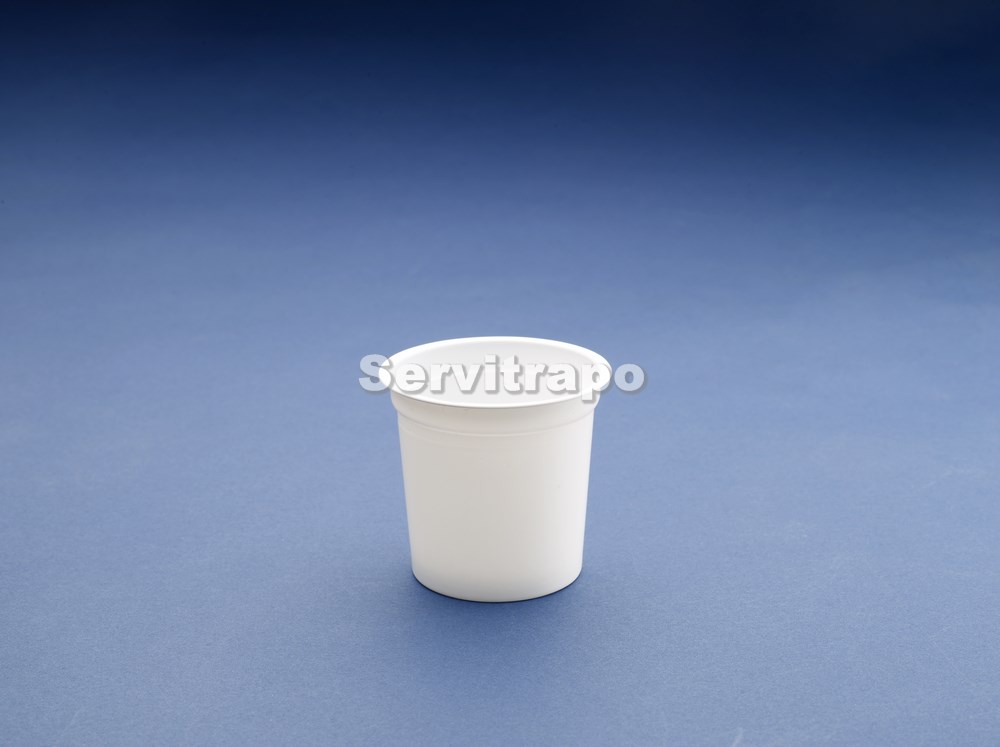 Tarrina Blanca De Poliestireno 125cc