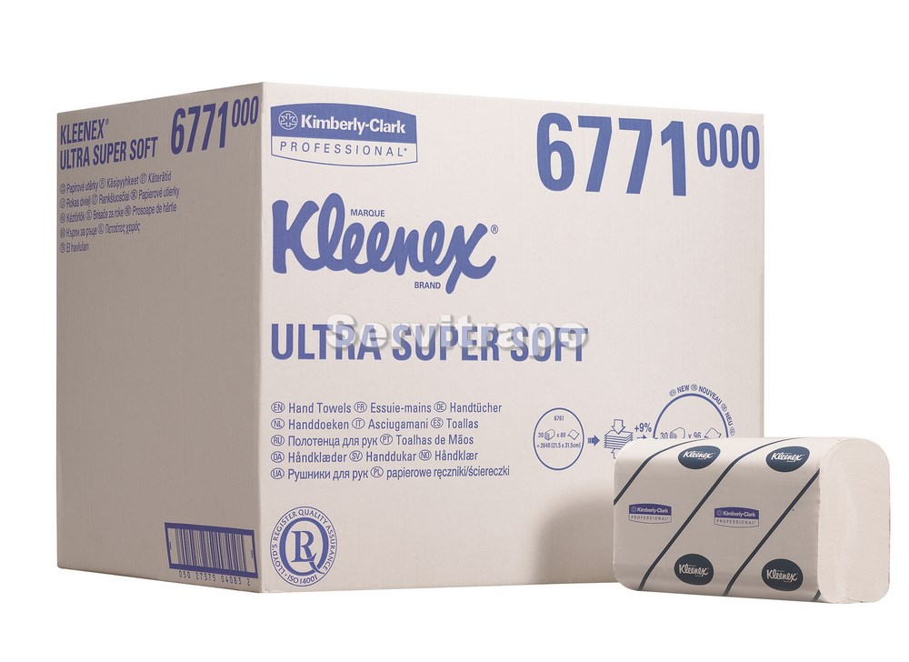 Toalla Secamanos Kleenex® Ultra Super Suave Mediana