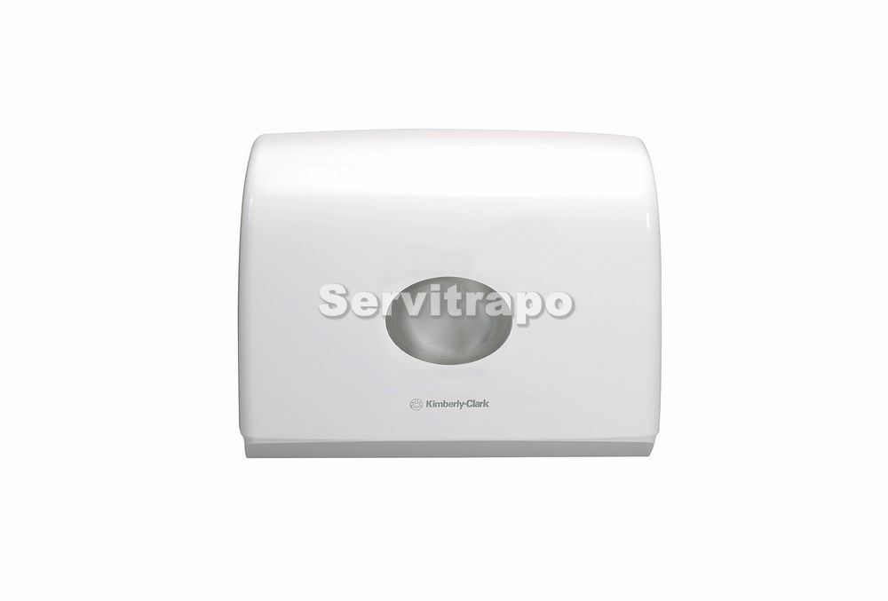 Dispensador Higiénico Rollo Mini Jumbo Blanco Aquarius*