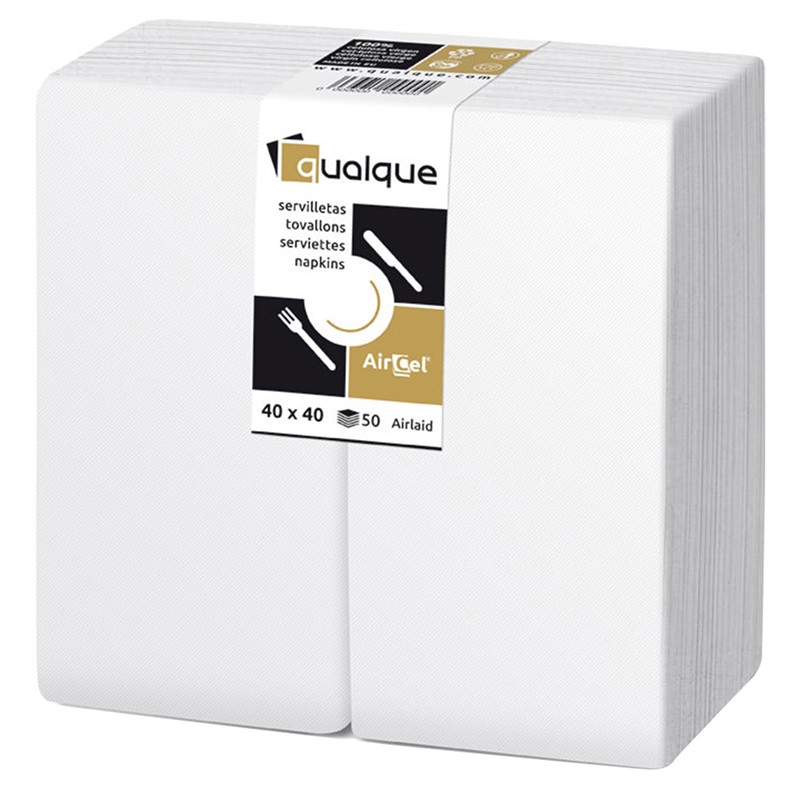 Servilleta Aircel 40 X 40 1/8 Blanca