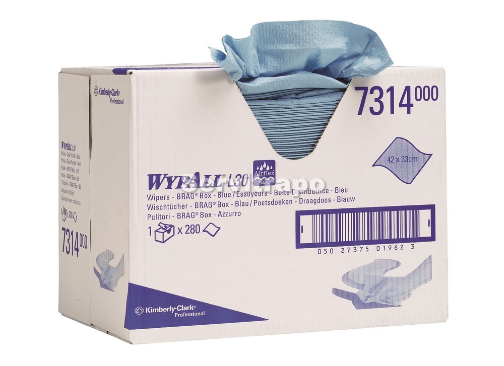 1 Paños Industriales Wypall® L30 Paños Caja Portatil "I.A."