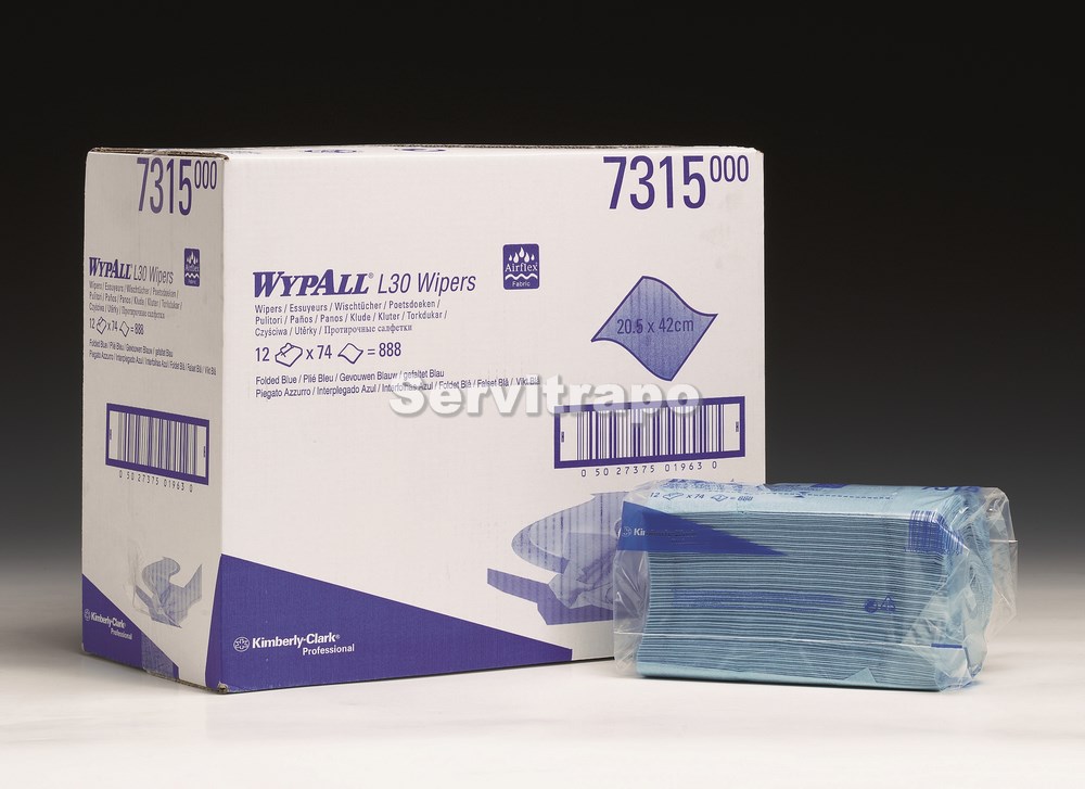 12 Paños Industriales Wypall® L30 Plegado