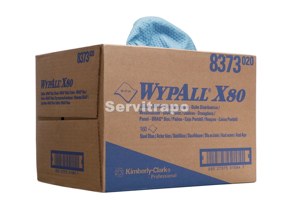 1 Paños Industriales Wypall® X80 Caja Portatil