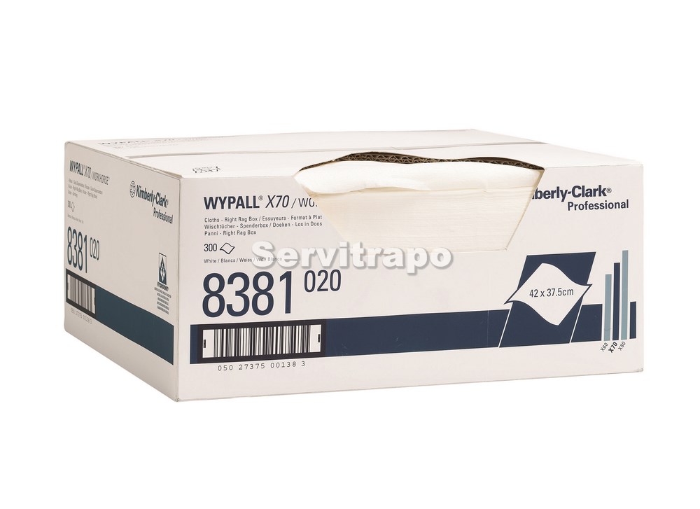 1 Paños Industriales Wypall® X70 Caja Dispensadora "I.A."