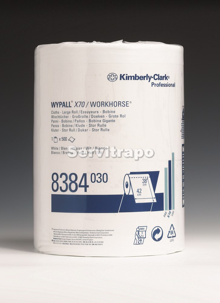1 Paños Industriales Wypall® X70 Bobina "I.A."