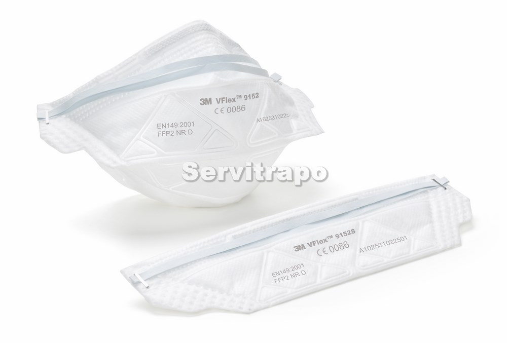 Mascarilla Vflex 9152 Ffp2 Nr D Plegada S/Valvula 3m