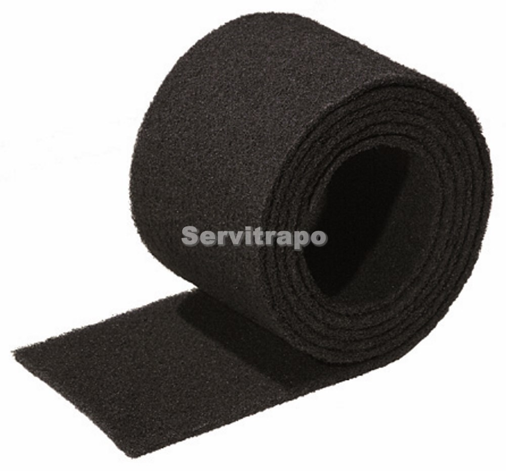 Rollo Fibra Negra Mercury 84 300x15