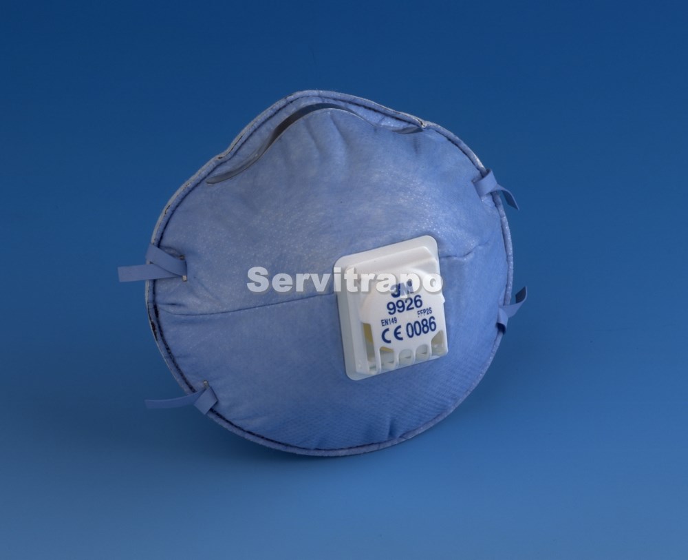 Mascarilla Moldeada C/Valvula Para Gases Ácidos Ffp2