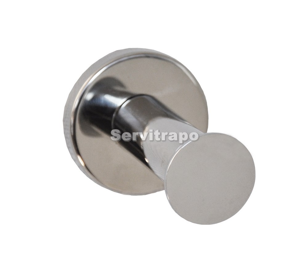 Percha Recta Inox Brillo