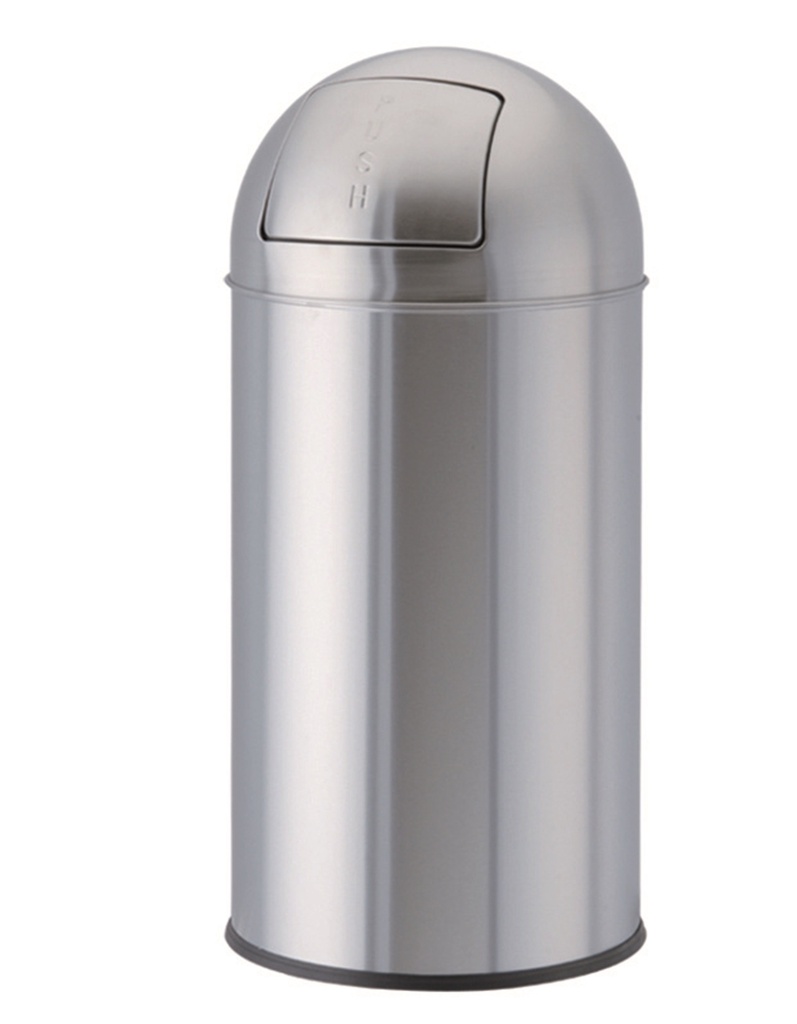 Papelera Bullet Push Acero Inoxidable 22l