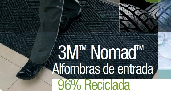 Alfombrilla Nomad Reciclada 1,15x1,8m. Negro