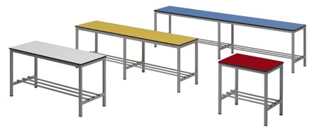 Banco Estructura Acero Inox Medidas 500x400x500