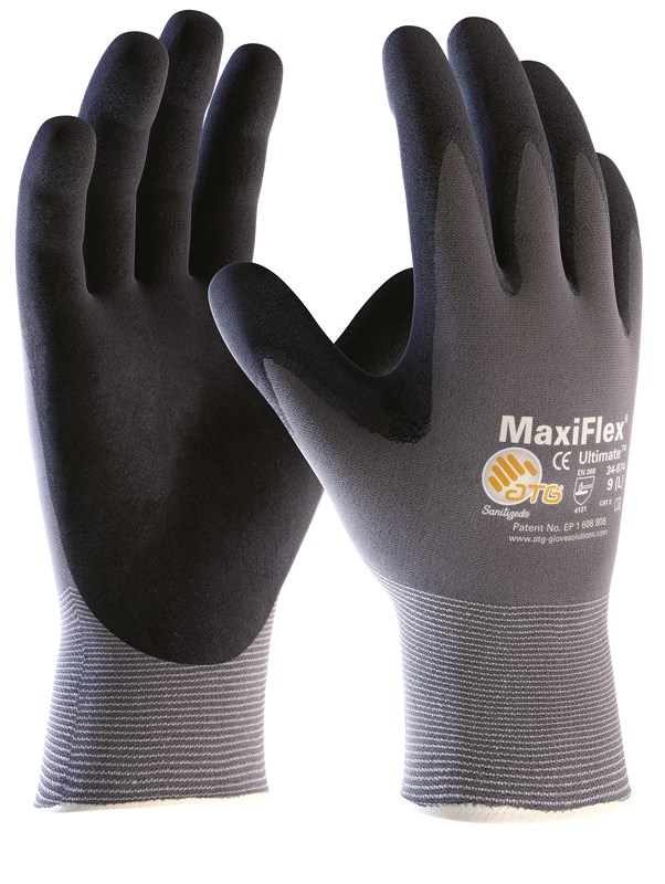 Guantes Sintéticos Atg Maxiflex Ultimate Dorso Fresco