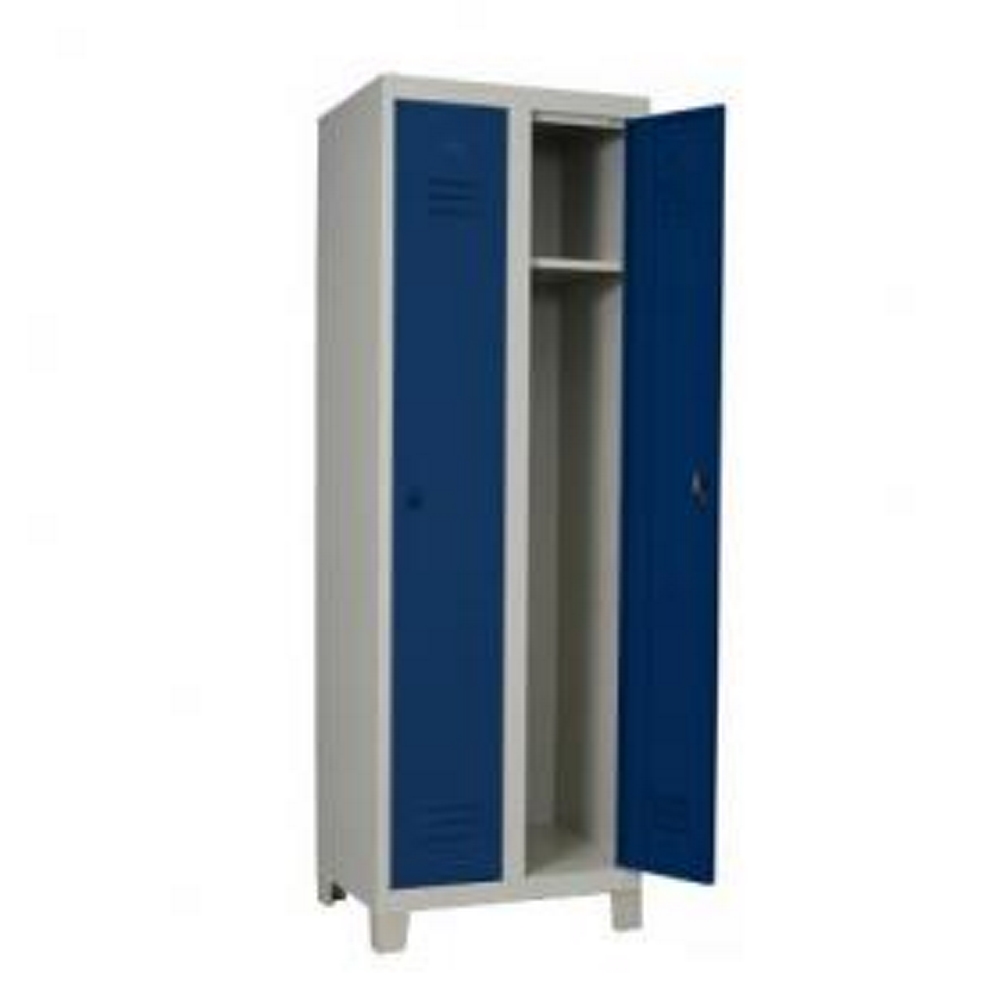 Taquilla Acero Pintado Ancho400 1puerta 2 Modulos Medidas 1800x500x800