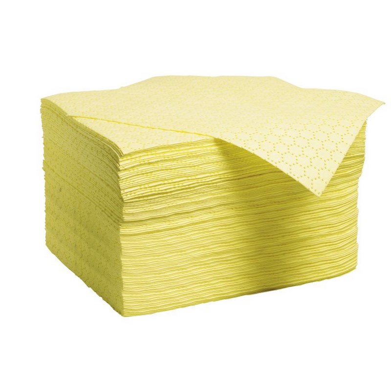 Lote 100 Hojas Absorbentes Productos Químicos