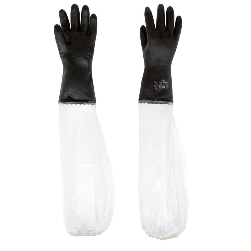 Guantes Sintéticos/Químicos Finedex Con Mangas