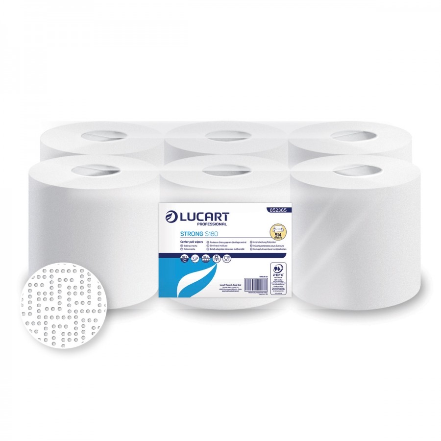 Bobina Secamanos Disp. Central  Pasta Strong S180 2 Capas 180 M